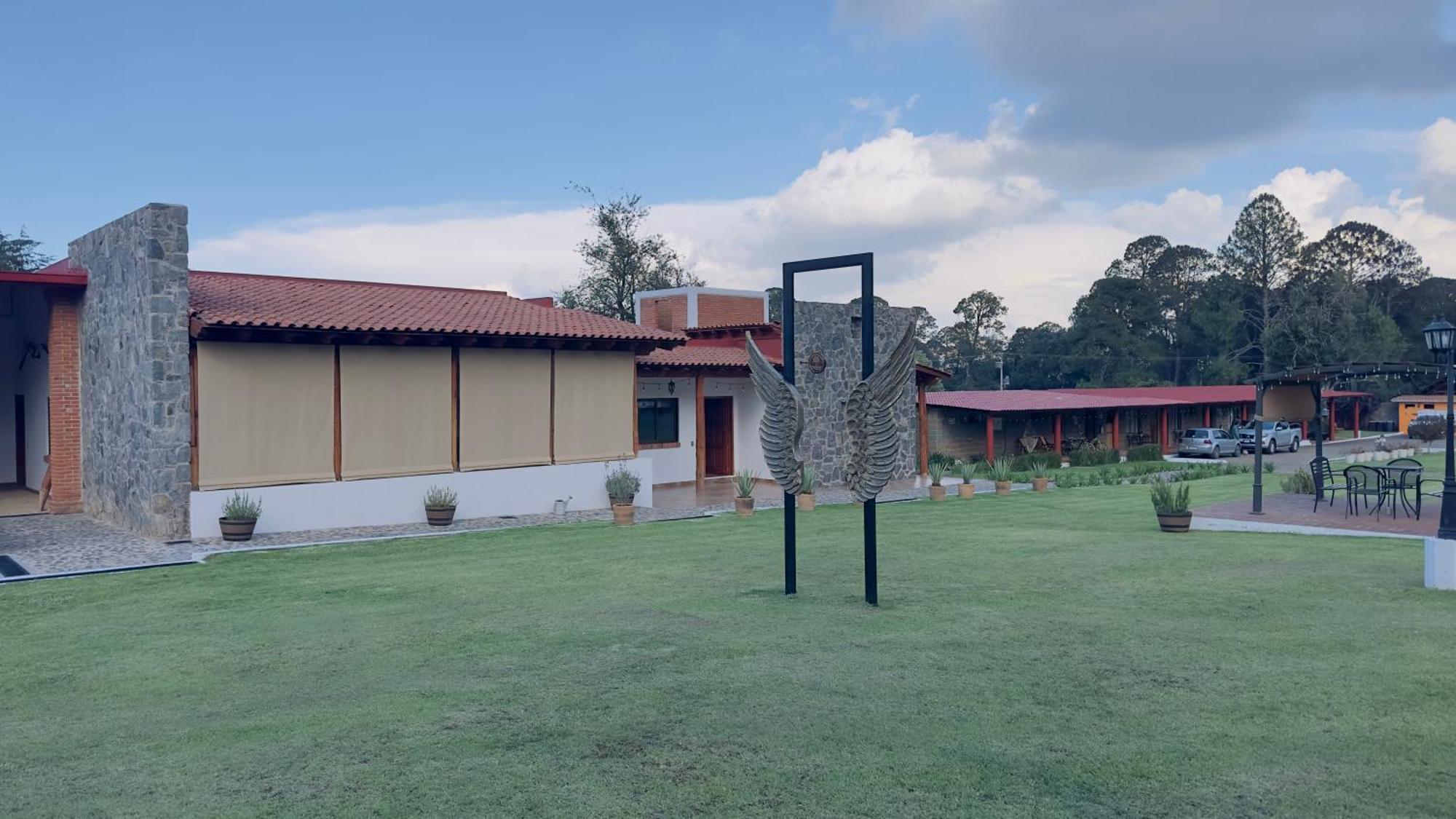 הואסקה דה אוקמפו Finca Los Angeles Hospederia & Sociales מראה חיצוני תמונה