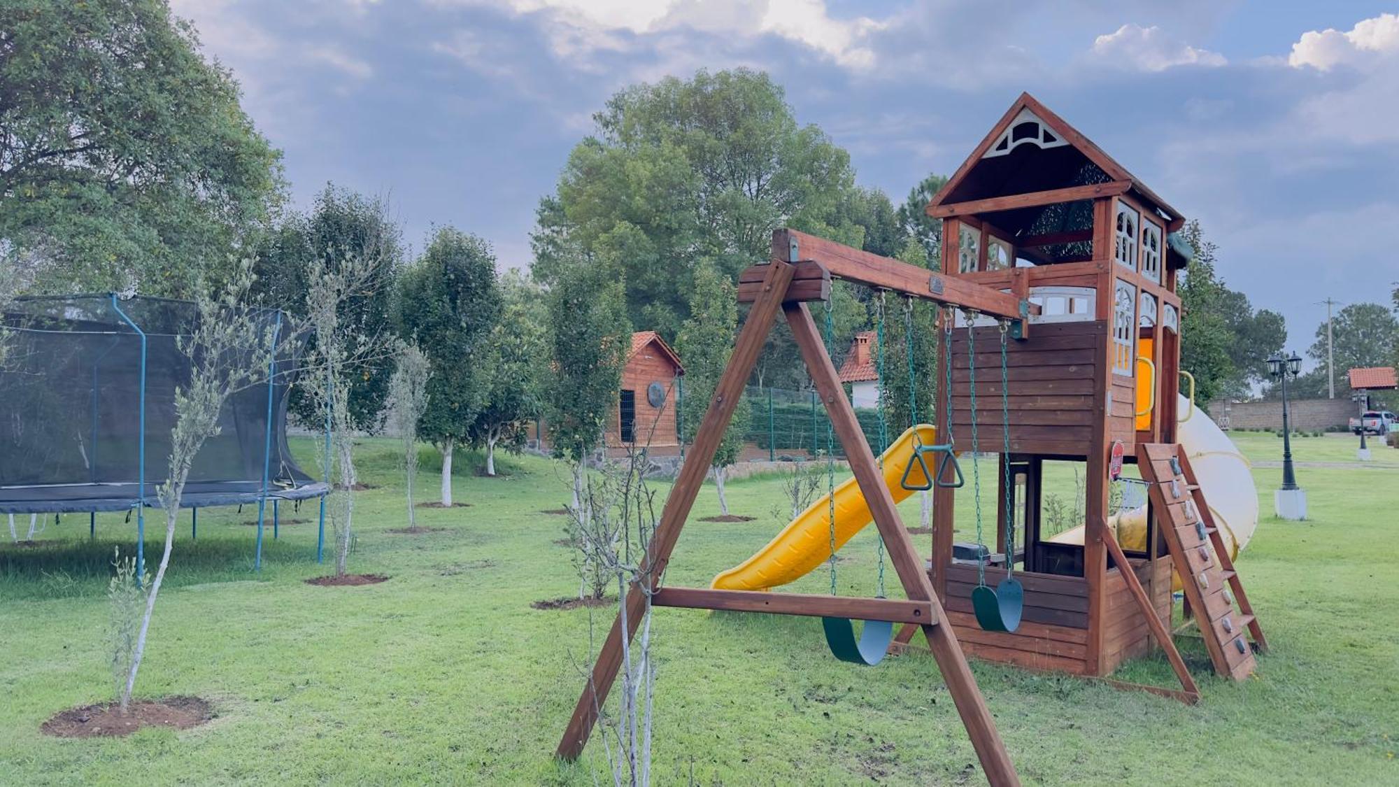 הואסקה דה אוקמפו Finca Los Angeles Hospederia & Sociales מראה חיצוני תמונה