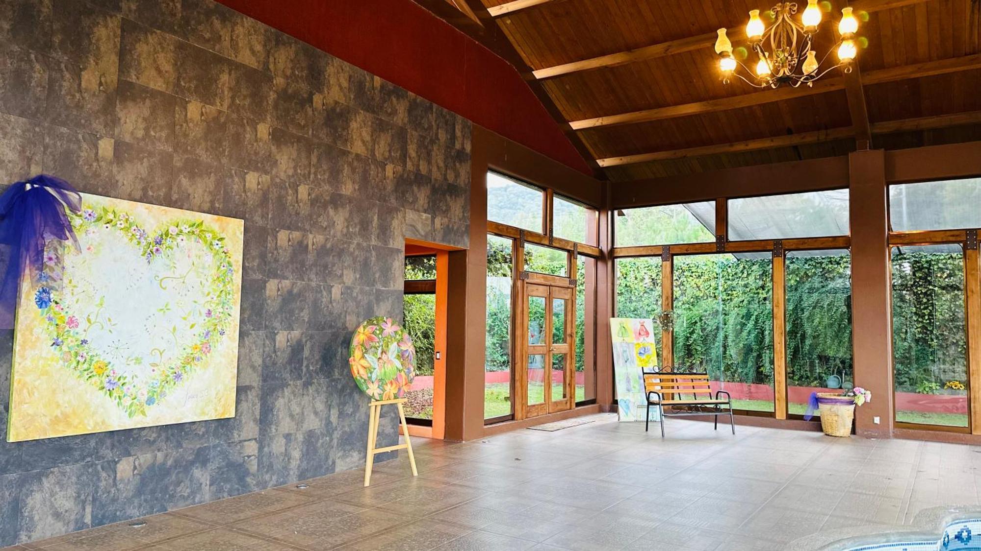 הואסקה דה אוקמפו Finca Los Angeles Hospederia & Sociales מראה חיצוני תמונה